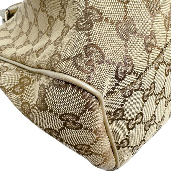 GUCCI Cream Canvas Tote Bag - Picture 9 of 16